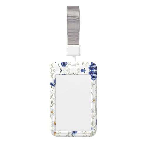 Namensschild-Clips mit Blumen und Kornblumen, Gänseblümchen, Schlüsselband, Kartenschutz, Ausweishalter, Arbeitskarten-Tasche Namensschild-Clips mit Blumen und Kornblumen, Gänseblümchen, Schlüsselband, Kartenschutz, Ausweishalter, Arbeitskarten-Tasche von XULLZH