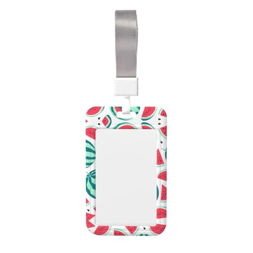 Namensschild-Clips mit Früchten, Wassermelonen-Druck, Schlüsselband, Kartenschutz, Ausweishalter, Arbeitskartentasche Namensschild-Clips mit Früchten, Wassermelonen-Druck, Schlüsselband, Kartenschutz, Ausweishalter, Arbeitskartentasche von XULLZH