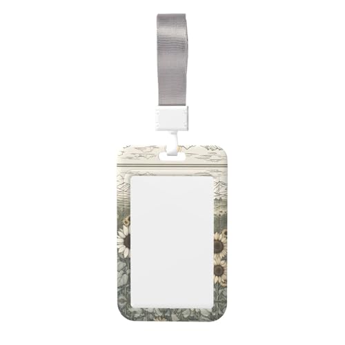 Namensschild-Clips mit Sonnenblumen-Motiv, Kamille, Schlüsselband, Kartenschutz, Ausweishalter, Arbeitskartentasche Namensschild-Clips mit Sonnenblumen-Motiv, Kamille, Schlüsselband, Kartenschutz, Ausweishalter, Arbeitskartentasche von XULLZH