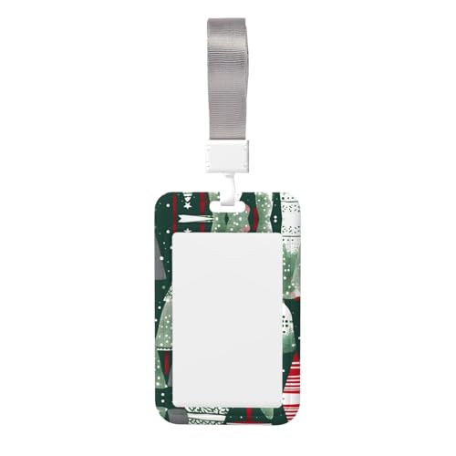 Namensschild-Clips mit Weihnachtsbäumen-Aufdruck, Schlüsselband, Kartenschutz, Ausweishalter, Arbeitskarten-Tasche Namensschild-Clips mit Weihnachtsbäumen-Aufdruck, Schlüsselband, Kartenschutz, Ausweishalter, Arbeitskarten-Tasche von XULLZH