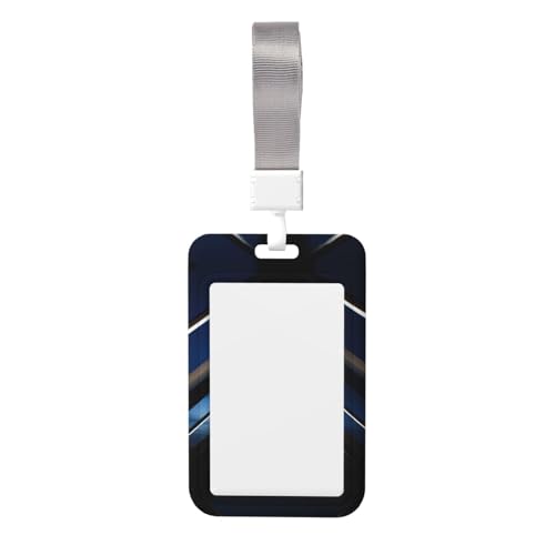 Namensschild-Clips mit blauem Gitterdruck, Schlüsselband, Kartenschutz, Ausweishalter, Arbeitskarten-Tasche Namensschild-Clips mit blauem Gitterdruck, Schlüsselband, Kartenschutz, Ausweishalter, Arbeitskarten-Tasche von XULLZH