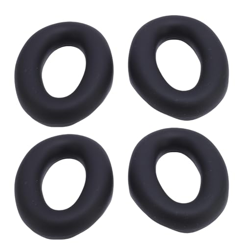 2 Paare Ersatz Ohrkissen für QC Ultra Kopfhörer, Hautfreundliche Silikon Earpads, Verschleiß und Kratzer, (Black) von XUMIUZIY