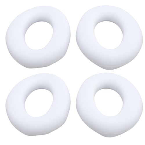 2 Paare Ersatz Ohrkissen für QC Ultra Kopfhörer, Hautfreundliche Silikon Earpads, Verschleiß und Kratzer, (White) von XUMIUZIY