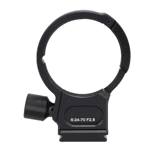 Objektivkragen Stativhalterung aus Aluminiumlegierung mit Schnellverschluss, Kompatible 1/4 Zoll und 3/8 Zoll Gewinde, Arca Anschluss, Stabile Große Basis für 24–70 Mm F2.8 DG Objektivkragen Stativhalterung aus Aluminiumlegierung mit Schnellverschluss, Kompatible 1/4 Zoll und 3/8 Zoll Gewinde, Arca Anschluss, Stabile Große Basis für 24–70 Mm F2.8 DG von XUMIUZIY