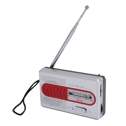 Portable AM FM Shortwave Radio, Pocket Emergency Radio mit Lautsprecher- und Kopfhörerbuchse, Batterie Betrieben, mit Hoher Empfindlichkeit Bester Empfang für Elder, Portable AM FM Shortwave Radio, Pocket Emergency Radio mit Lautsprecher- und Kopfhörerbuchse, Batterie Betrieben, mit Hoher Empfindlichkeit Bester Empfang für Elder, von XUMIUZIY