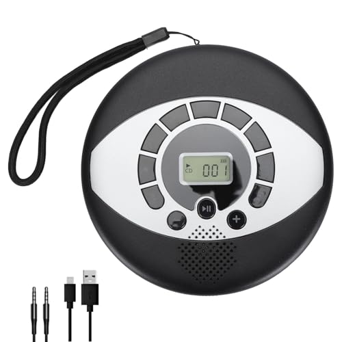 Tragbarer CD -Player, Personal CD Player Boombox mit Lautsprecher, Anti -Skip -Schutz, USB -wiederaufladbar, für Auto & Home Tragbarer CD -Player, Personal CD Player Boombox mit Lautsprecher, Anti -Skip -Schutz, USB -wiederaufladbar, für Auto & Home von XUMIUZIY