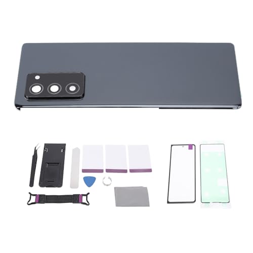 XUMIUZIY Bildschirmreparatur -Kit für Z Fold 2 5G F916, Telefon Zurück -Glasabdeckung und Außenbildschirme Vorne mit Klebstoff vor Installiertem Kameraobjektiv (Black) von XUMIUZIY