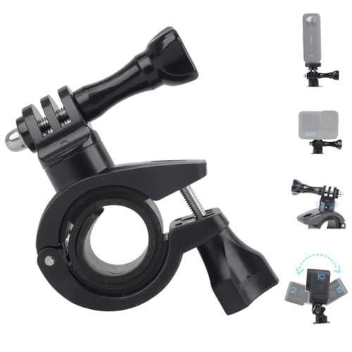 XUNNIU Kamera Halterung Motorrad Fahrradhalterung mit 1 x 1/4 Zoll Gewindeadapter, 360° Drehung Klemmhalterung, Kompatibel mit GoPro Hero 13/12/11/10/9, Insta360 X4/ X3/ Ace Pro,Eisenhaltig XUNNIU Kamera Halterung Motorrad Fahrradhalterung mit 1 x 1/4 Zoll Gewindeadapter, 360° Drehung Klemmhalterung, Kompatibel mit GoPro Hero 13/12/11/10/9, Insta360 X4/ X3/ Ace Pro,Eisenhaltig von XUNNIU