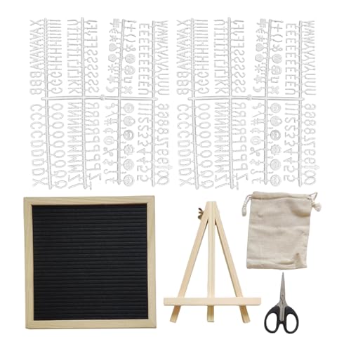 XUQEAYWD Tafel mit Buchstaben austauschbar, Briefbrett mit Ständer, Holzrahmen, Pinnwand, Filz-Briefbrett, 25 x 25 cm, für Schwangerschaftsankündigung, Hochzeit XUQEAYWD Tafel mit Buchstaben austauschbar, Briefbrett mit Ständer, Holzrahmen, Pinnwand, Filz-Briefbrett, 25 x 25 cm, für Schwangerschaftsankündigung, Hochzeit von XUQEAYWD