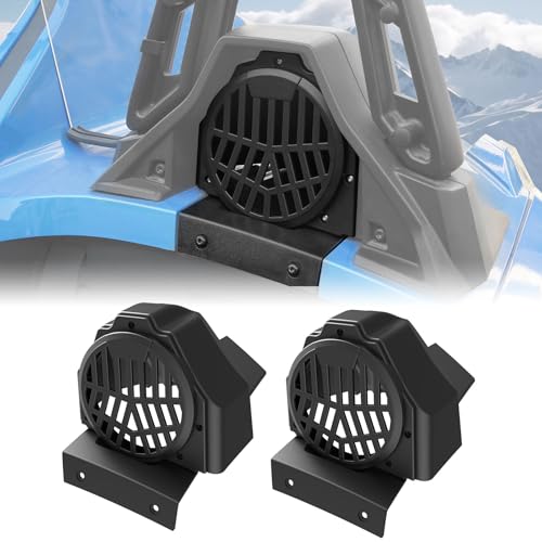 XUTVOTOR 16,5 cm hintere Lautsprechergehäuse für Polaris-Slingshot, UTV Surround Rücksitz-Lautsprecher-Halterungen für Polaris Slingshot S SL SLR R LE 2015–2025 Zubehör (Lautsprecher nicht im von XUTVOTOR