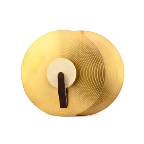 1 Paar Becken, 10 Legierungs -Becken, Kinder Kinder Hand Gong Band Rhythmus Percussion Musical Instrumente für Performance Party Anfänger Professionelle Drum -Player, Hand Cy von XVHOAB