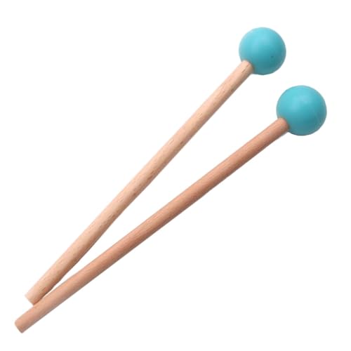 2pcs Drum Mallets 7, 28 Zoll Holzgriff Gummiquaden professionelle Xylophon -Stöcke tragbare Timpani -Schlägelmällen für Kinder und Erwachsene von XVHOAB