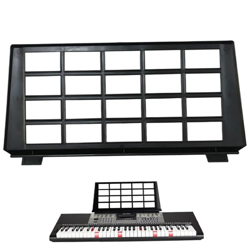 Tabletop -Musikständer, 17x8 einstellbarer Keyboard -Musikständer, stabiler bequemer und tragbarer Kunststoff für Heimschulen Orchester Chöre, schwarz Tabletop -Musikständer, 17x8 einstellbarer Keyboard -Musikständer, stabiler bequemer und tragbarer Kunststoff für Heimschulen Orchester Chöre, schwarz von XVHOAB