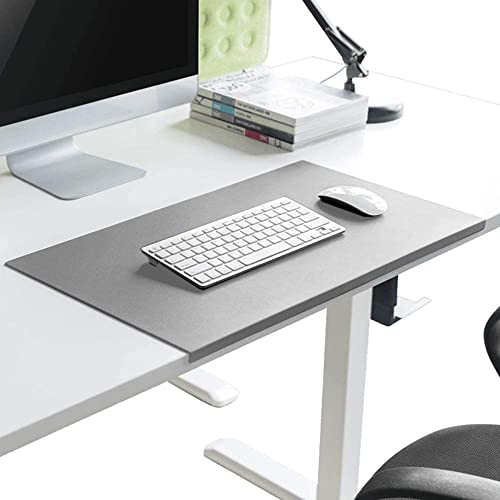 Benutzerdefinierte Größe Mauspad, Rutschfeste Leder Schreibenmatte, Schreibtischunterlage, Wasserdichte Tastaturpad, Schreibtischschutz mit Kantenschutz für Büro-oder Heimbereich(150 * 60cm) von XXIUDEE