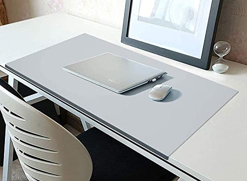 Benutzerdefinierte Größe Schreibtischunterlage Laptop Schreibtischunterlage Mausunterlage Schreibtischauflage Leder Schreibtischmatte mit Kantenschutz für Büro-oder Heimbereich(70 * 40cm) von XXIUDEE
