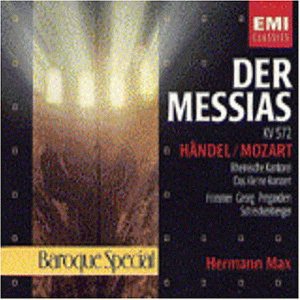 Der Messias (Mozart-Bearbeitung) Ga-de [DOPPEL-CD] von XXX (EMI Austria)
