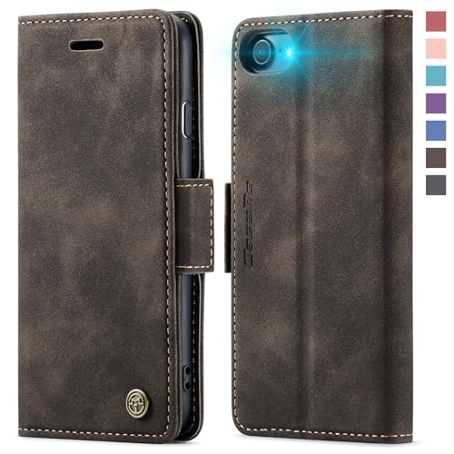 XYGLOW Handyhülle für iPhone SE 2022/2020 iPhone 8/7 Hülle Klappbar Premium PU Lederhülle Klapphülle【RFID Schutz】Kartenfach Standfunktion Schutzhülle für iPhone 7/8/SE Flip Case Wallet Tasche, Kaffee XYGLOW Handyhülle für iPhone SE 2022/2020 iPhone 8/7 Hülle Klappbar Premium PU Lederhülle Klapphülle【RFID Schutz】Kartenfach Standfunktion Schutzhülle für iPhone 7/8/SE Flip Case Wallet Tasche, Kaffee von XYGLOW