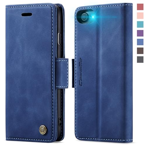 XYGLOW Handyhülle für iPhone SE 2022/2020 iPhone 8/7 Hülle Klappbar Premium PU Lederhülle Klapphülle【RFID Schutz】 Kartenfach Standfunktion Schutzhülle für iPhone 7/8/SE Flip Case Wallet Tasche, Blau XYGLOW Handyhülle für iPhone SE 2022/2020 iPhone 8/7 Hülle Klappbar Premium PU Lederhülle Klapphülle【RFID Schutz】 Kartenfach Standfunktion Schutzhülle für iPhone 7/8/SE Flip Case Wallet Tasche, Blau von XYGLOW
