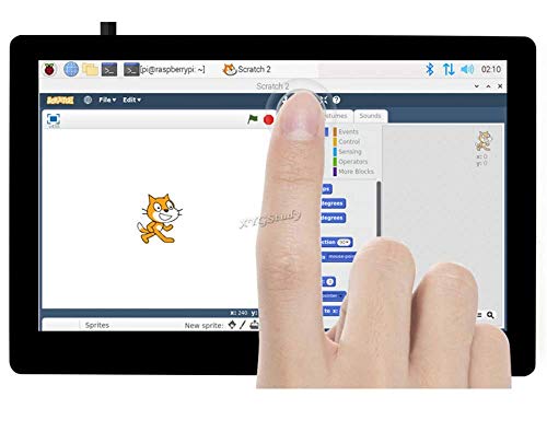 12,7 cm Raspberry Pi HDMI kapazitiver Touch AMOLED Display Monitor mit gehärteter Glasabdeckung, Bildschirmauflösung 960 × 544, unterstützt PC Pi 4 3 Modell B B + Zero Jetson Nano @XYGStudy von XYGStudy