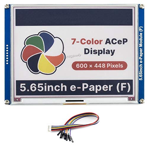14,4 cm (5,7 Zoll) ACeP E-Paper E-Ink Display Modul Bildschirm 600 × 448 Pixel SPI Schnittstelle 14,7 buntes papierähnliches Weitwinkel, geringer Stromverbrauch für Raspberry Pi Jetson Nano @XYGStudy von XYGStudy