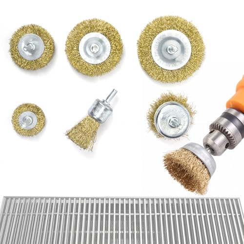 Drahtbürste für Grillreinigung, entfernt hartnäckige Flecken, Rostentfernung, Korrosion, poliert Metallgrate und schrubbt Oberflächen, perfekt für Grillöfen und Grills, kompatibel mit elektrischen Drahtbürste für Grillreinigung, entfernt hartnäckige Flecken, Rostentfernung, Korrosion, poliert Metallgrate und schrubbt Oberflächen, perfekt für Grillöfen und Grills, kompatibel mit elektrischen von XYSM