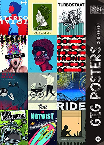 Gig Posters - Posterkalender - Kalender 2021 - Heye-Verlag - Wandkalender mit Konzertplakaten - 49 cm x 68 cm von xyz