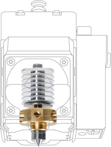 XYZprinting Quick Release HSS Edelstahl Extruder 0.4mm Passend für (3D Drucker): XYZprinting da Vin von XYZprinting