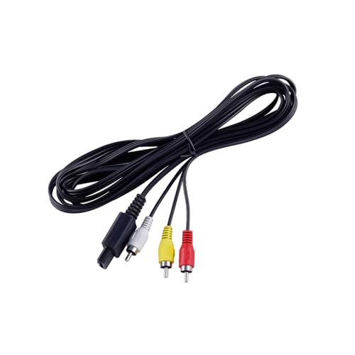 XYgdhqpt Video-AV-Composite-Kabel, kompatibel mit Nint-endo N64, Gamecube, SNES und Super Fam-icom Systemen XYgdhqpt Video-AV-Composite-Kabel, kompatibel mit Nint-endo N64, Gamecube, SNES und Super Fam-icom Systemen von XYgdhqpt