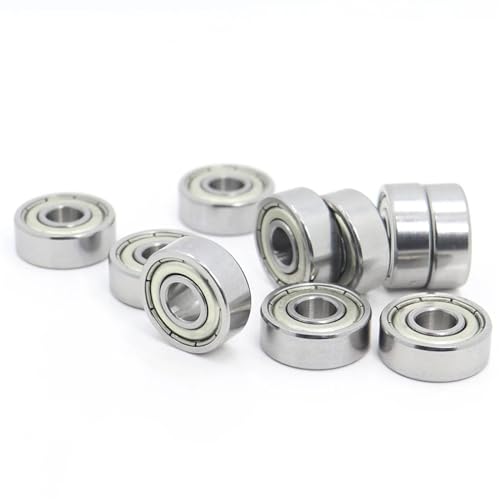 1603ZZ (10 Stück) 5/16" x 7/8" x 9/32" Zoll Miniatur-Kugellager 7,938 mm x 22,225 mm x 7,144 mm 1603Z von XZAVTKLW
