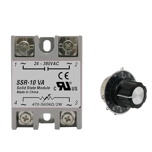 SSR-10VA SSR-25VA SSR-40VA SSR Halbleiterrelais Spannungsregler AC24-380V 1 Stücke(Solid State Relay,SSR-40VA) von XZAVTKLW