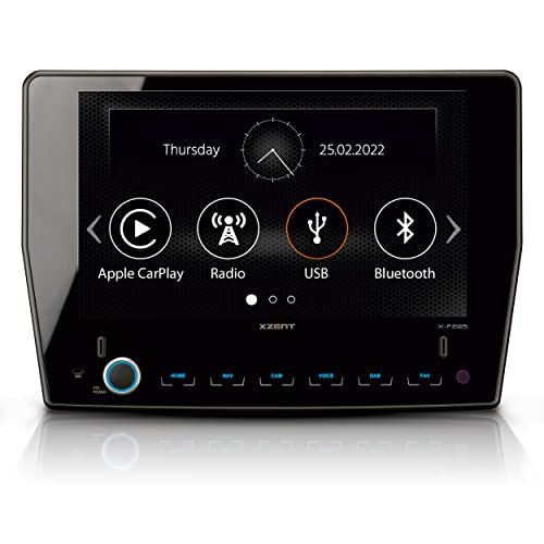 XZENT X-F285 – Autoradio kompatibel mit Ford Transit, Multimedia System/Mediencenter mit 9“ Touchscreen, Apple CarPlay, DAB+, zum Reisemobil Festeinbau Navi erweiterbar von XZENT