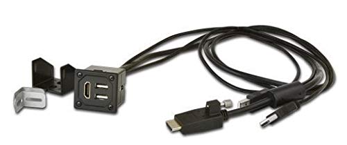 Xzent HDMIBOX - Anschlussbox mit Verlängerung 1x HDMI und 2X USB von XZENT