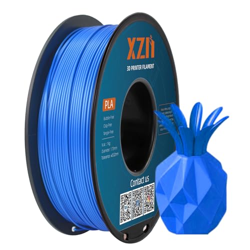 XZN PLA Filament 1.75mm,PLA 3D Drucker Filament,Robust und Langlebig,Maßgenauigkeit +/-0,03mm,1KG Filament Spule,PLA Blau XZN PLA Filament 1.75mm,PLA 3D Drucker Filament,Robust und Langlebig,Maßgenauigkeit +/-0,03mm,1KG Filament Spule,PLA Blau von XZN