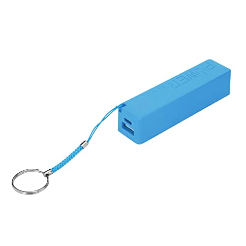 XZincer Power Backup Portable Bank Battery Externes Ladegerät mit Schlüssel 18650 Kette 18650 Ladegerät 18650 Lithium-Ionen-Akku 3,7 V 1200 MAh (Blue, One Size) von XZincer