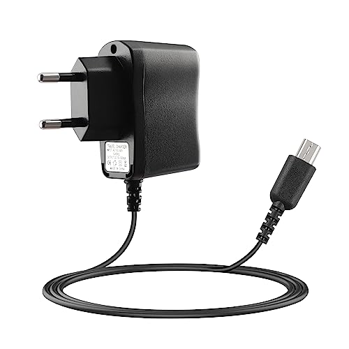 Xahpower Ladegerät für DS Lite, AC Adapter für Nintendo DS Lite/NDSL, Wand Reiseladegerät Stromkabel Ladekabel (Schwarz) von Xahpower