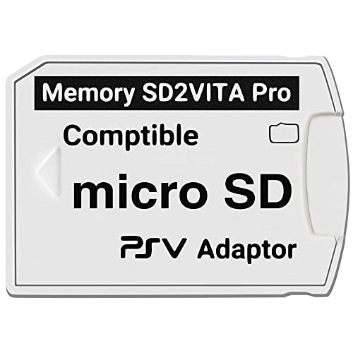 Xahpower SD2Vita 6.0 Micro SD Speicherkarte Adapter für PS Vita, Ultimate 6.0 Version kompatibel mit PSV 1000/2000 3.65 HENkaku Enso System von Xahpower