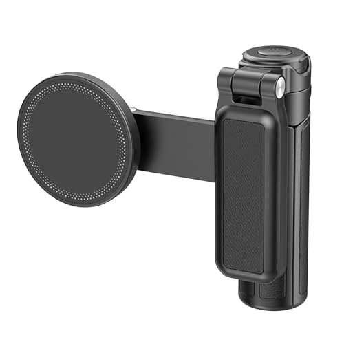 Xasbseulk Magnetisches Handy-Stativ – Magnetischer Telefonständer für den Schreibtisch, fünfteilig, teleskopisch, faltbar, verstellbar, Handyhalterung, Taschenformat für Reisen, Vlogging, Fotografie Xasbseulk Magnetisches Handy-Stativ – Magnetischer Telefonständer für den Schreibtisch, fünfteilig, teleskopisch, faltbar, verstellbar, Handyhalterung, Taschenformat für Reisen, Vlogging, Fotografie von Xasbseulk