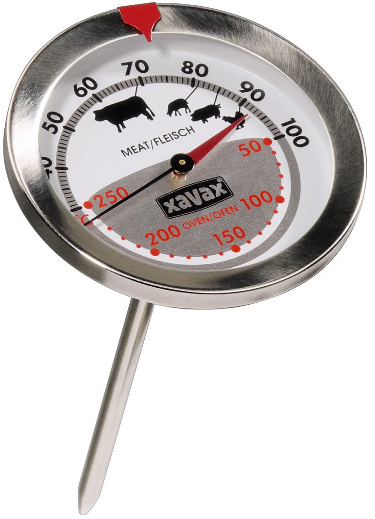 Mechan. Fleisch- u. Ofenthermometer Herd/Backofen-Zubehör Mechan. Fleisch- u. Ofenthermometer Herd/Backofen-Zubehör von XavaX