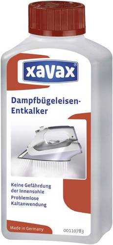 Xavax 00110783 Dampfbügeleisen-Entkalker 250ml von XavaX