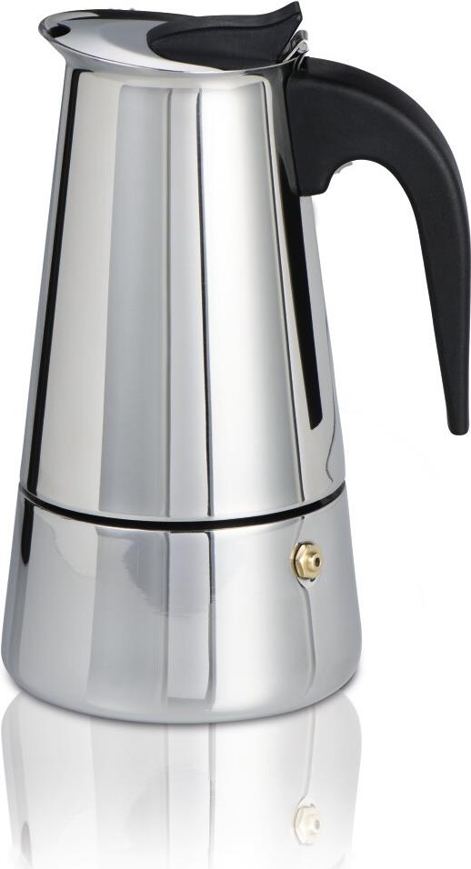 Xavax 00111230 Manuelle Kaffeemaschine Mokka-Kanne 0,25 l Schwarz - Silber (00111230) von XavaX