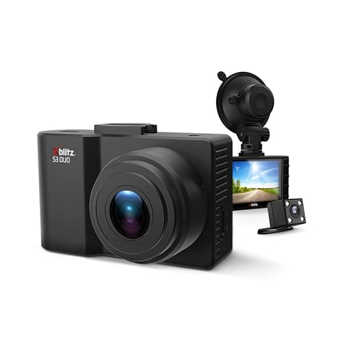 XBLITZ S3 Duo Videorekorder Dash Kamera - Full HD - Vorne und hinten Camera - 140 Grad - Bewegungserkennung von Xblitz