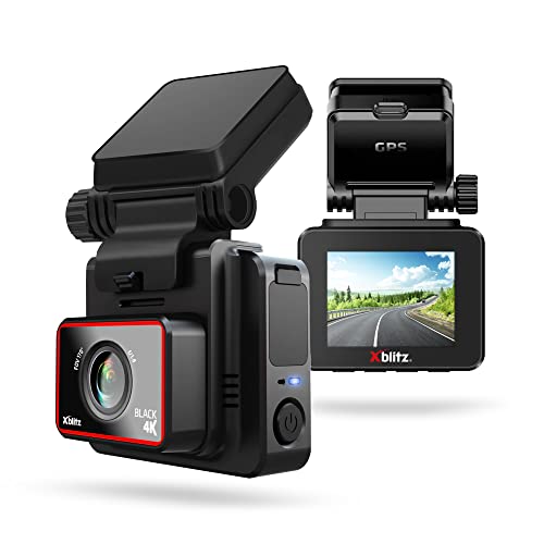 Xblitz Auto-Videorekorder Xblitz Black 4K - Ultra HD 4k - Bewegungsmelder - GPS - 170 Grad Blickwinkel von Xblitz