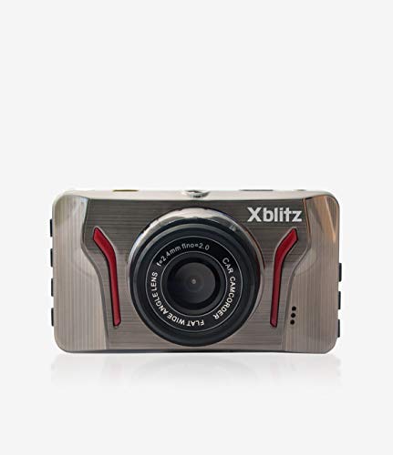 Xblitz Ghost, Autokamera 1920x1080p, Wide Dynamic Range, Solide Auto Grip, G-Sensor, Bewegungsmelder, Dash cam Schwarz/Gold von Xblitz