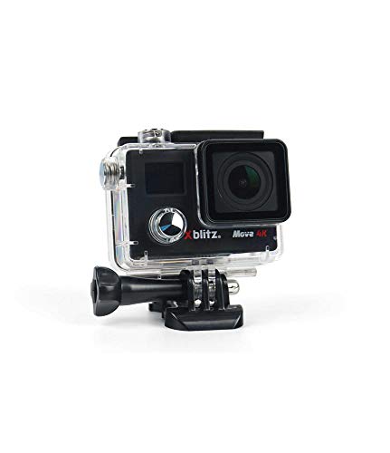 Xblitz Move 4K Sportkamera, 170 Grad, Wasserdichtes Gehäuse, Fernsteuerpilot, Sony IMX078-Sensor, Der Hauptbildschirm 2 Zoll von Xblitz