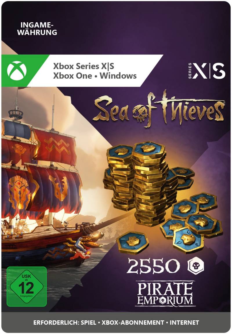 2550 Coins– Sea of Thieves Captain’s Ancient Coin Pack von Xbox Game Studios