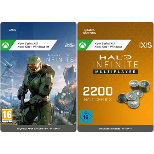 Halo Infinite: Standard | Xbox & Windows 10 - Download Code + Halo Infinite: 2000 Halo Credits +200 Bonus | Xbox & Windows 10 - Download Code Halo Infinite: Standard | Xbox & Windows 10 - Download Code + Halo Infinite: 2000 Halo Credits +200 Bonus | Xbox & Windows 10 - Download Code von Xbox