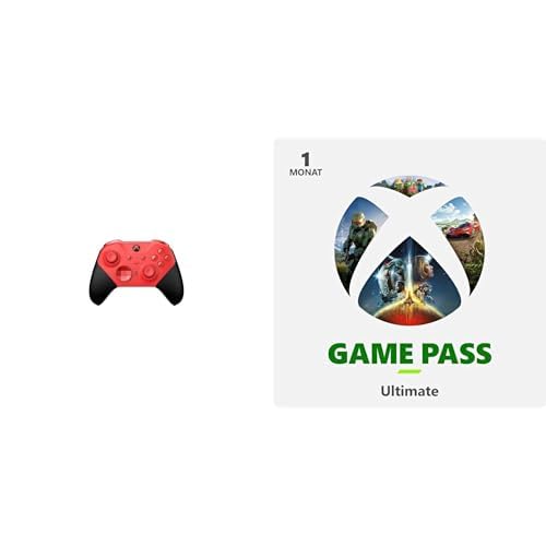 Xbox Elite Wireless Controller Series 2 - Core Edition (Red) + Game Pass Ultimate 1M von Xbox