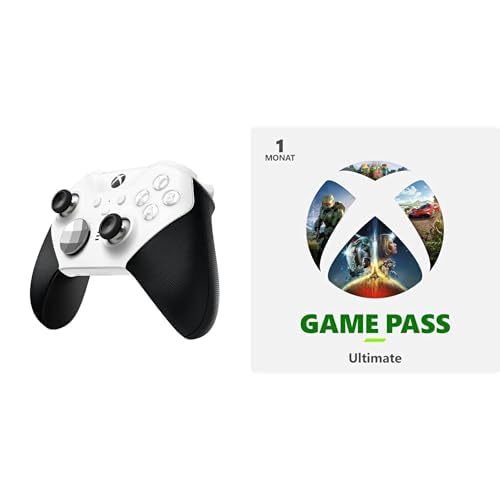Xbox Elite Wireless Controller Series 2 - Core Edition (White) + Game Pass Ultimate 1M von Xbox