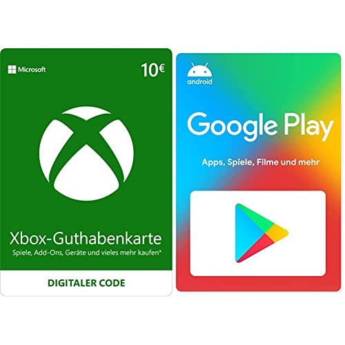 Xbox Live - 10 EUR Guthaben [Xbox Live Online Code] + Google Play €15 Guthaben (Digital Code, code kann nur in Deutschland eingelöst werden) von Xbox