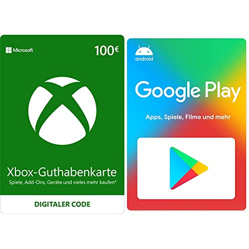 Xbox Live - 100 EUR Guthaben [Xbox Live Online Code] + Google Play €15 Guthaben (Digital Code, code kann nur in Deutschland eingelöst werden) von Xbox